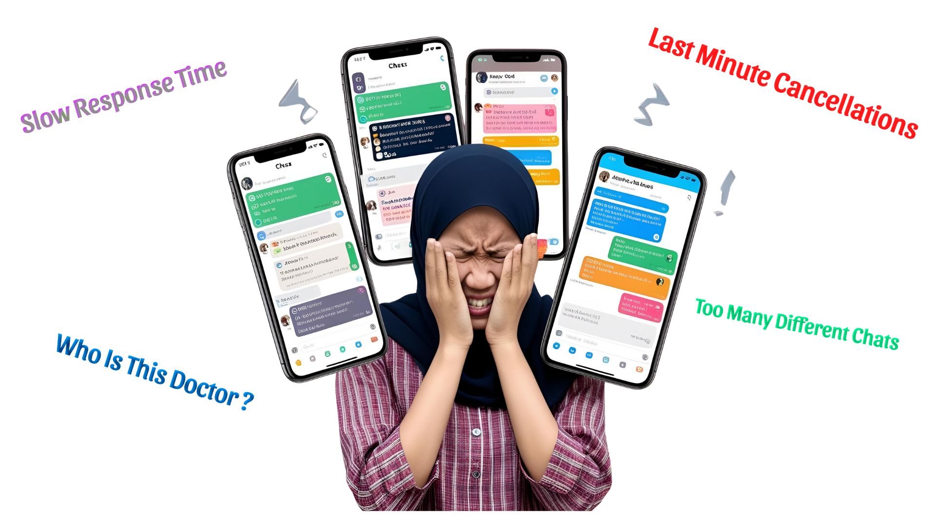 Frustration with managing locum doctors through chat groups